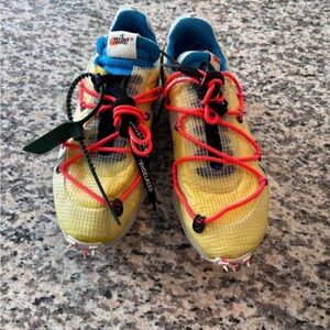 Nike Off-White Vibrant Yellow Sneakers